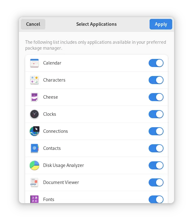 Install Core Applications Flatpak